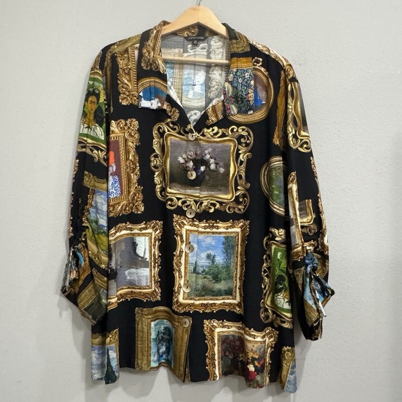 John Mark Button Up Top Art Print 3x New - Picture 3 of 15